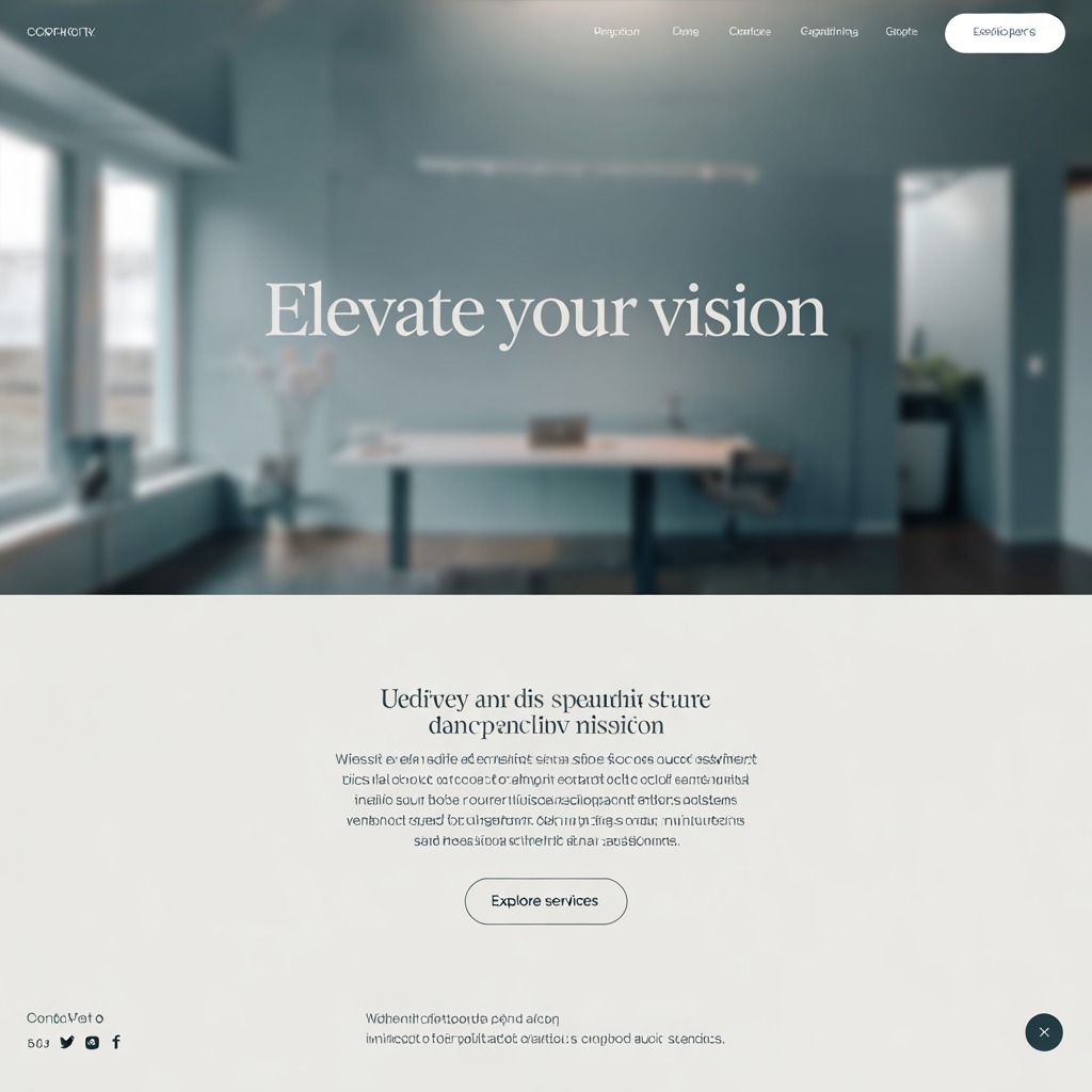 Corporate website redesign